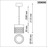 Светильник накладной светодиодный NOVOTECH 359000 OVER NT23 000 черный IP20 LED 4000K 10W 85-265V AURA NV-359000